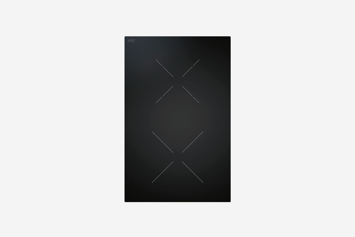 BORA Classic 2.0 Hyper Cooktop 1-Ring/2-Ring CKCH - hero product shot, ceramic module, top-down view