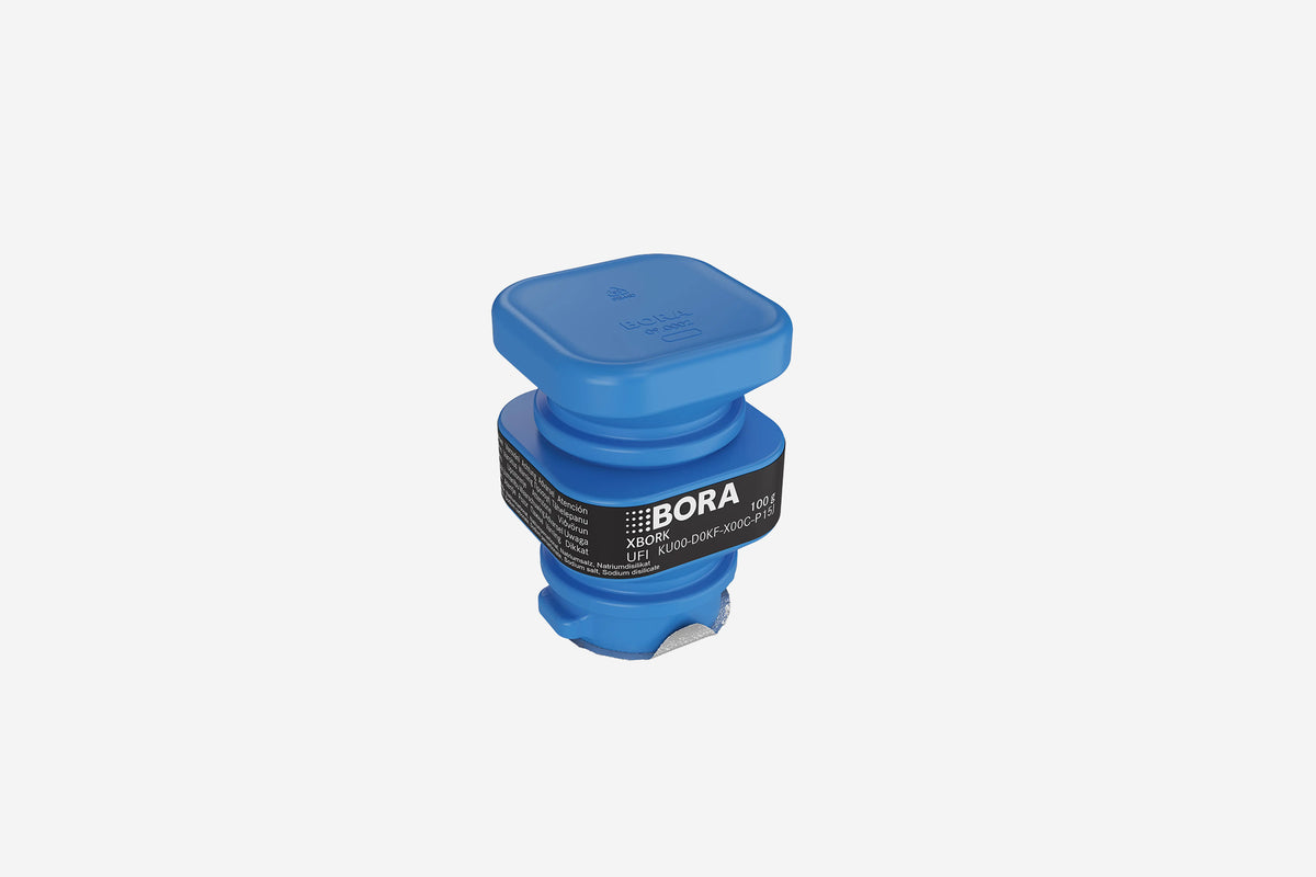 BORA Cleaning Cartridges for X BO XBORK - hero shot, cartridge pack on white background