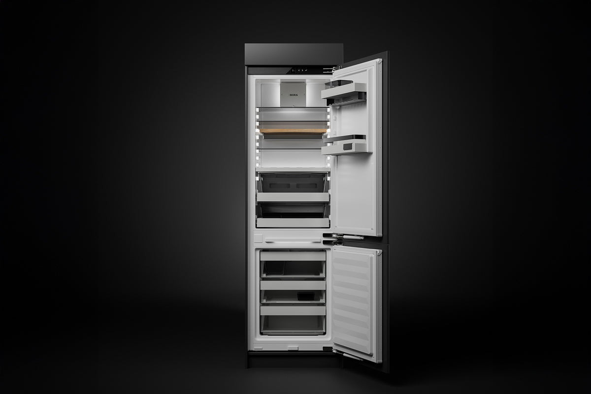 BORA Cool Combi 56cm Fridge-Freezer C178KGS2 - Best variant, lifestyle kitchen installation shot