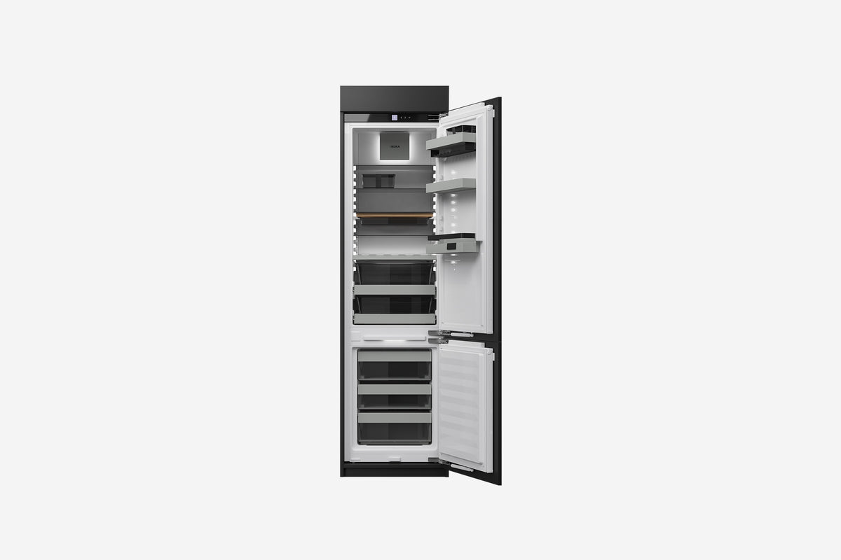BORA Cool Combi XL 56cm Fridge-Freezer C194KG - hero product shot, tall integrated fridge-freezer column, front view