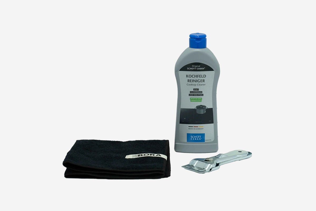 BORA glass ceramic cleaning set