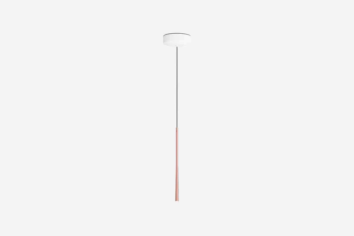 BORA Stars Surface Mounted Pendant Rose Gold LSARG - hero product shot, rose gold spotlight, side view