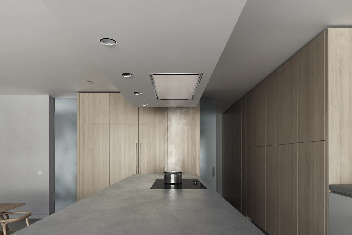 Gaggenau 200 Series Vario Ceiling Extractor AC250121 - close-up of extractor grille and housing detail