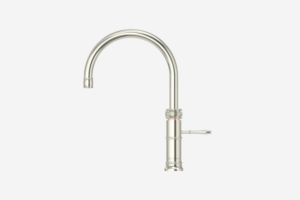 Quooker Classic Fusion round boiling water tap in nickel
