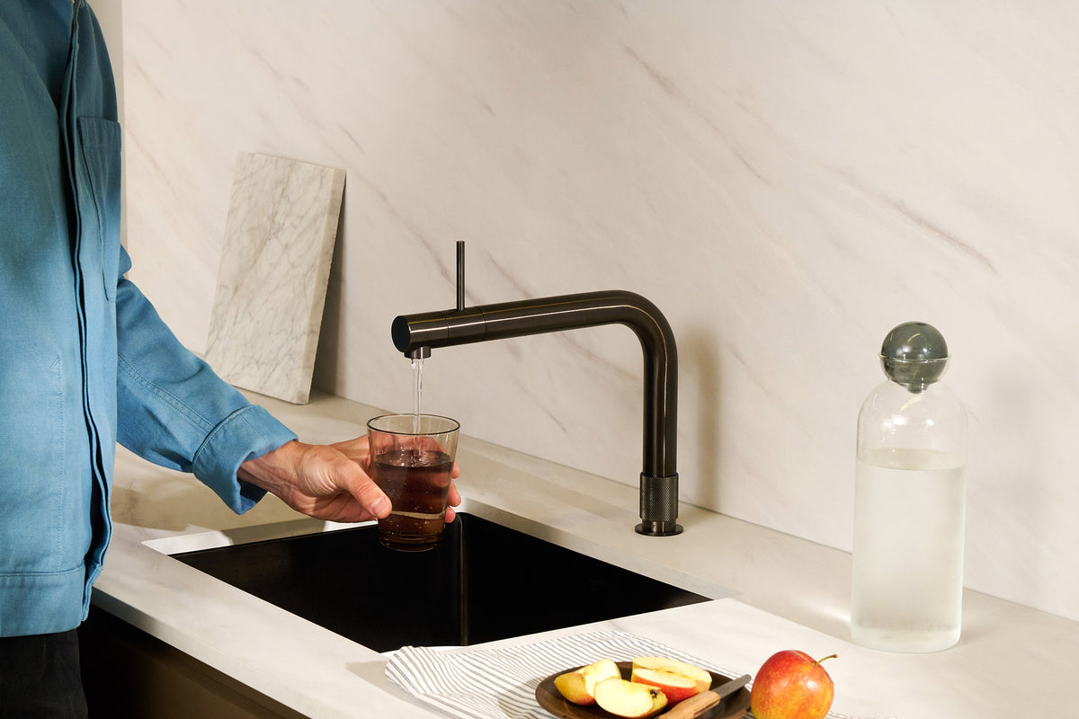 Quooker Front boiling water tap in gunmetal