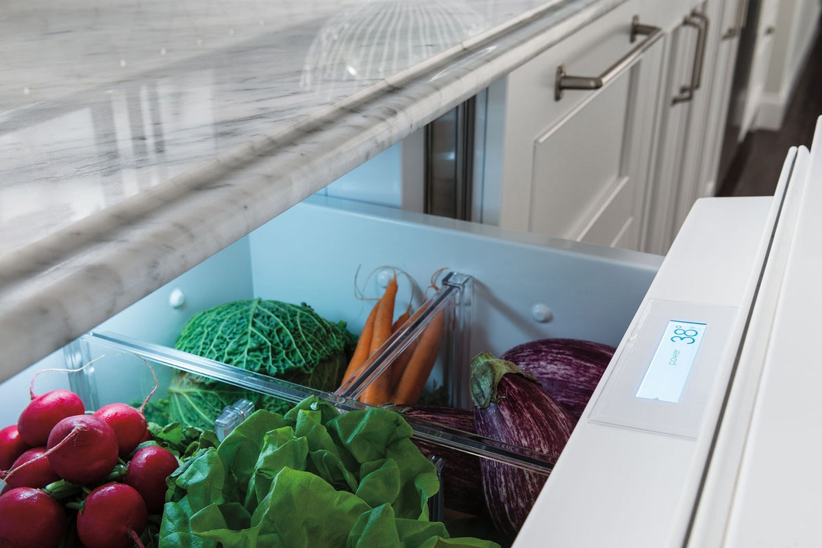 Sub-Zero Designer 61 cm under-counter indoor / outdoor fridge drawers