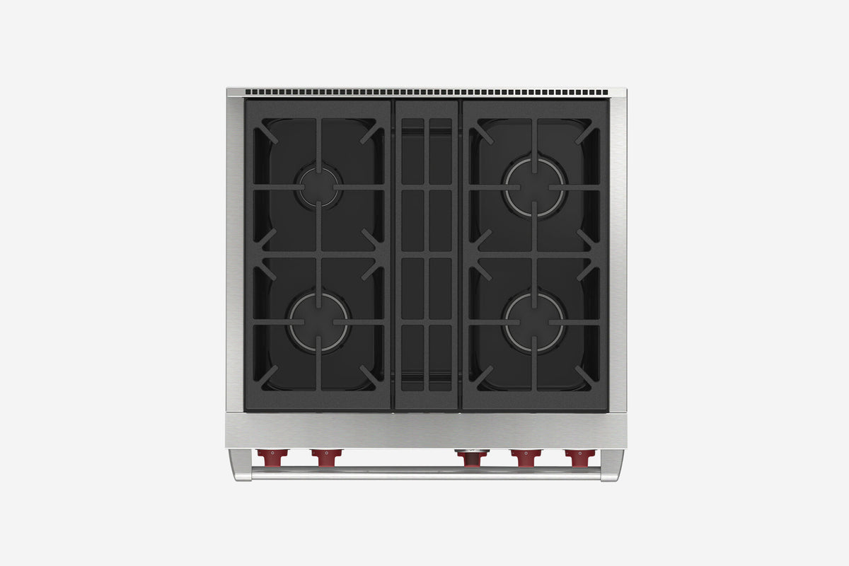 Wolf Dual Fuel 76 cm 4 burner range cooker
