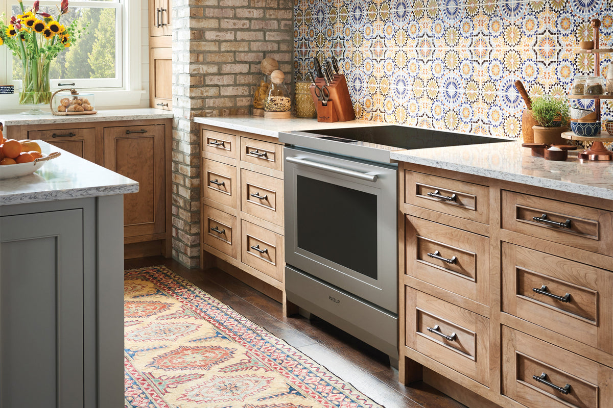 Wolf Transitional 91 cm 5 zone induction range cooker
