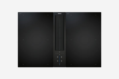 BORA Classic 2.0 Surface Induction Hob Set CKA2FI - hero shot, configured hob set, top-down view