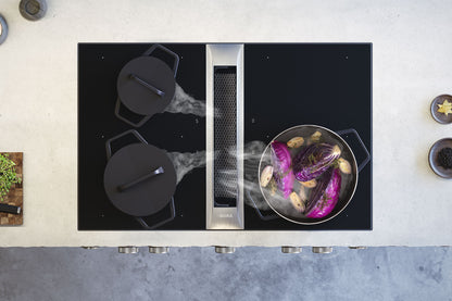 BORA Professional 3.0 Surface Induction Hob Set PKAS3FI - angled view showing full set configuration