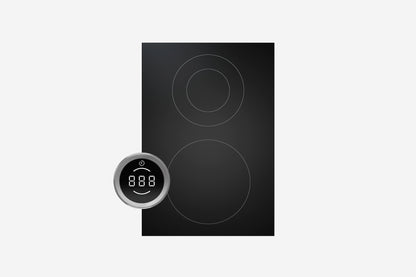 BORA Professional 3.0 Hyper Cooktop 1-Ring/2-Ring PKCH3 - hero product shot, ceramic module, top-down view