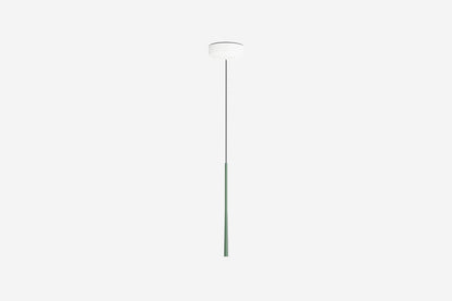 BORA Stars Surface Mounted Pendant Moss Green LSAMG - hero product shot, moss green spotlight, side view