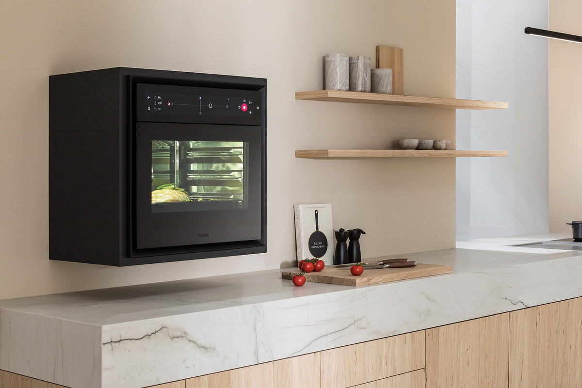BORA X BO Built-in Steam Oven XBO - interior cavity view showing steam cooking compartment