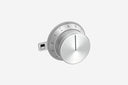 Gaggenau Control Knob Set CKI420010 stainless steel, set of 2 for VI422 induction cooktops - hero product shot on white background