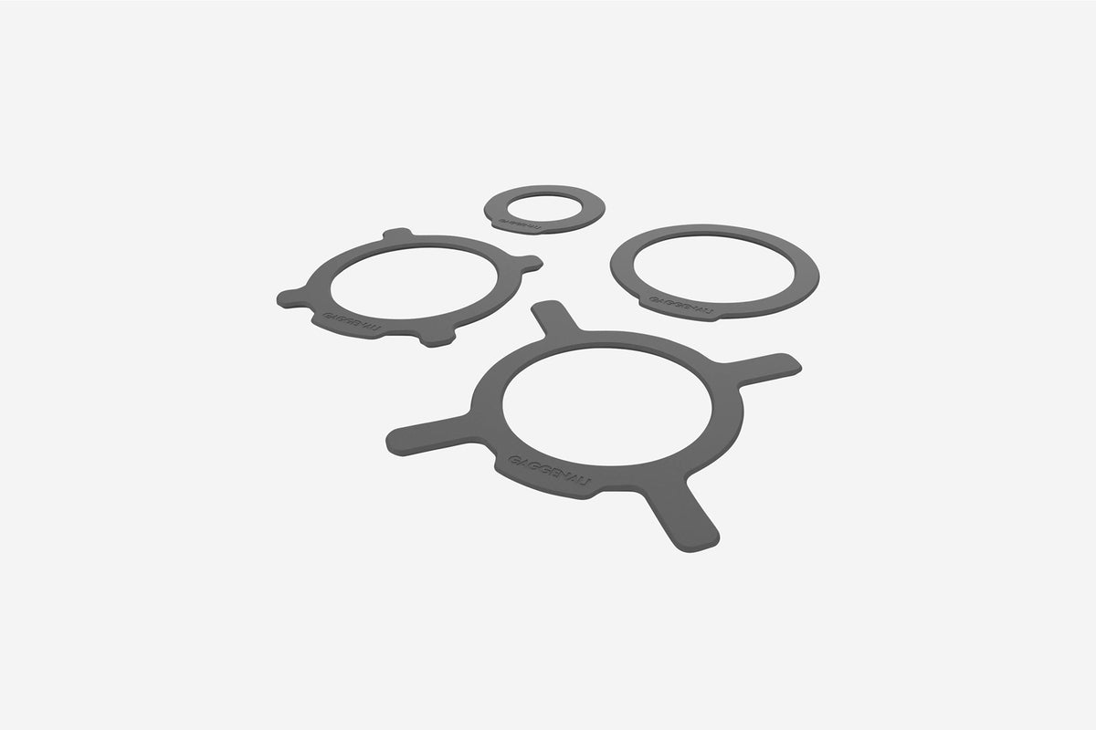 Gaggenau Enhanced Surface Protector Set SP400000, set of 4 for built-under induction cooktops - hero product shot on white background