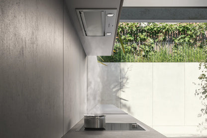 Gaggenau 200 Series Canopy Extractor AC200161 - lifestyle shot installed in kitchen above hob