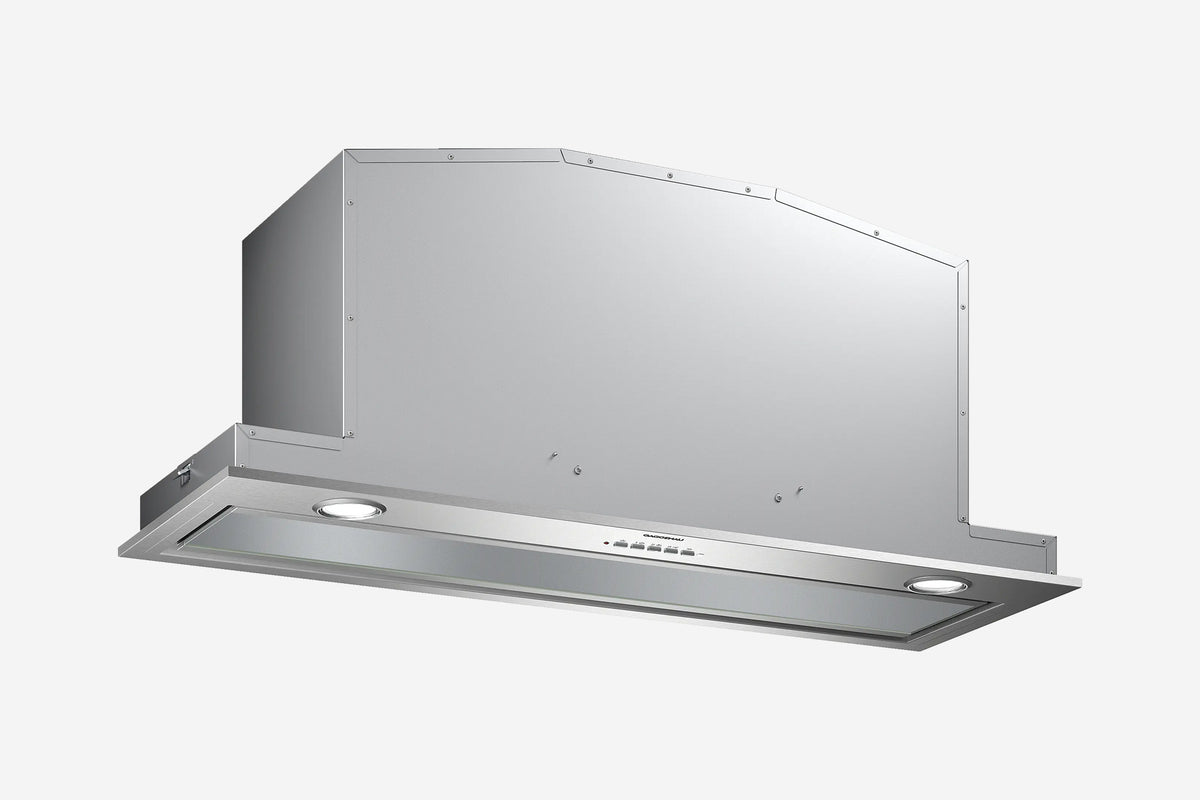 Gaggenau 200 Series Canopy Extractor AC200191 90cm in stainless steel - hero product shot, canopy hood front view