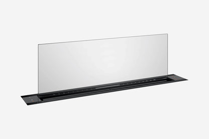 Gaggenau 200 Series Downdraft Extractor AL200190 90cm in Gaggenau Black - hero product shot, retracted position, top view