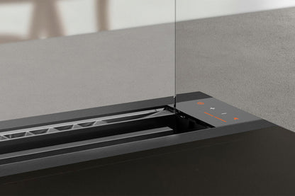 Gaggenau 200 Series Downdraft Extractor AL200190 - side profile showing retracted height