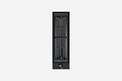 Gaggenau 200 Series Vario Downdraft Extractor VL200120 15cm in black aluminium - hero product shot, module top view