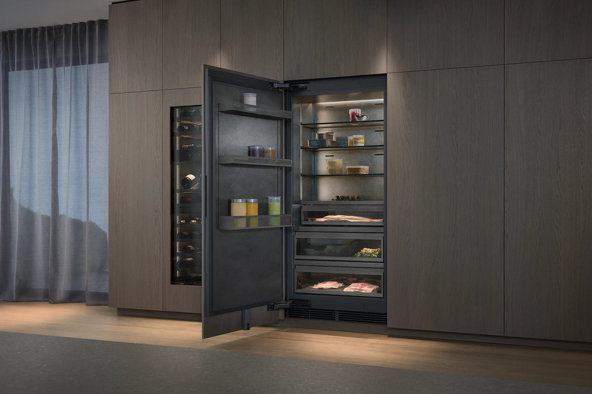 Gaggenau Expressive Series Vario Freezer RVF497190 - lifestyle kitchen installation shot