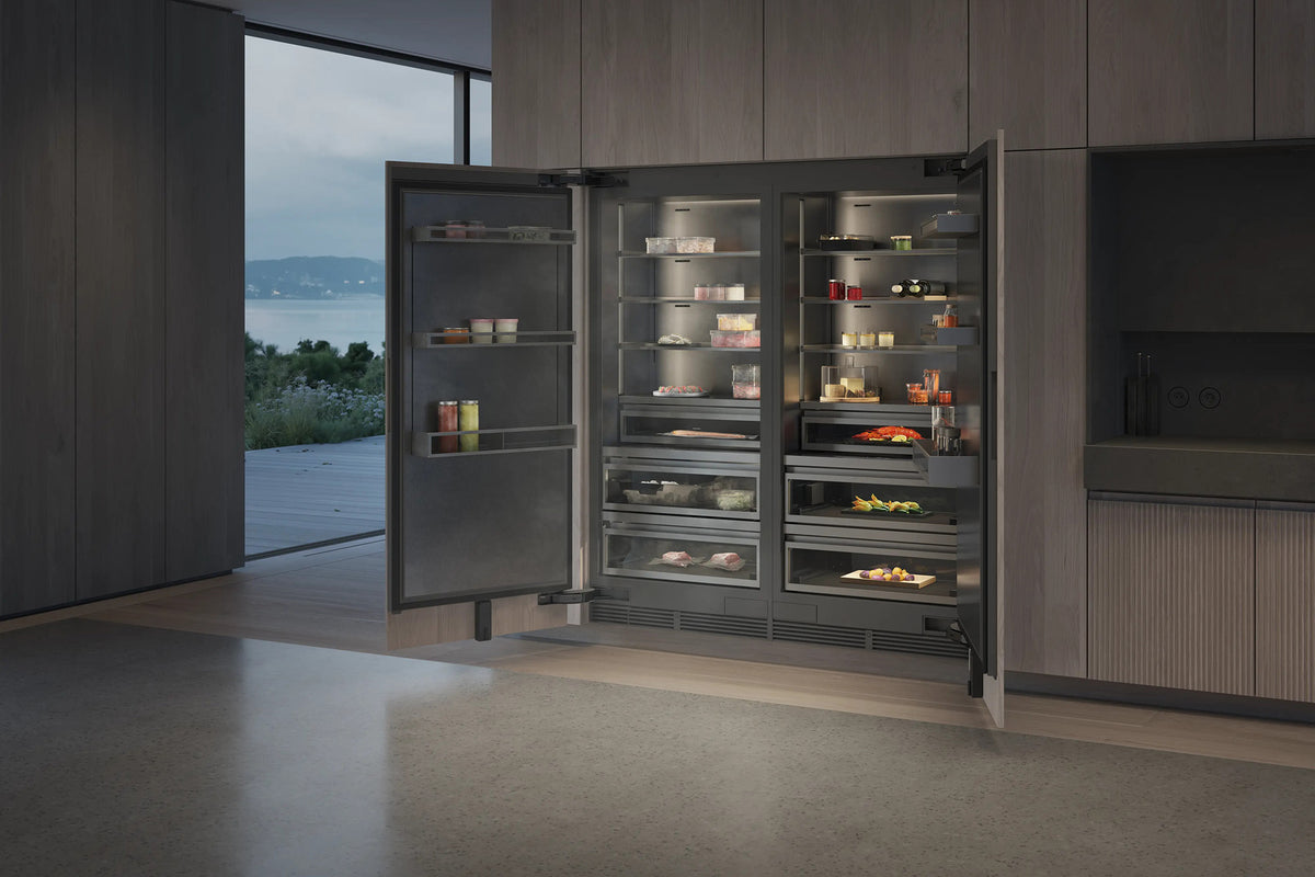 Gaggenau Expressive Series Vario Freezer RVF497190 - interior detail showing drawer compartments