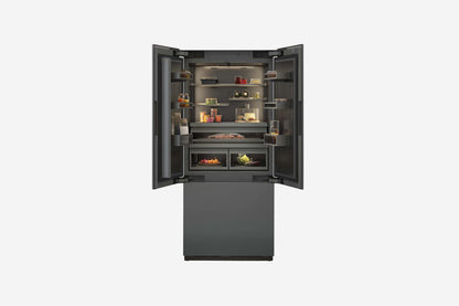 Gaggenau Expressive Series Vario French Door Fridge-Freezer RVY497190 90cm - hero product shot, doors closed front view