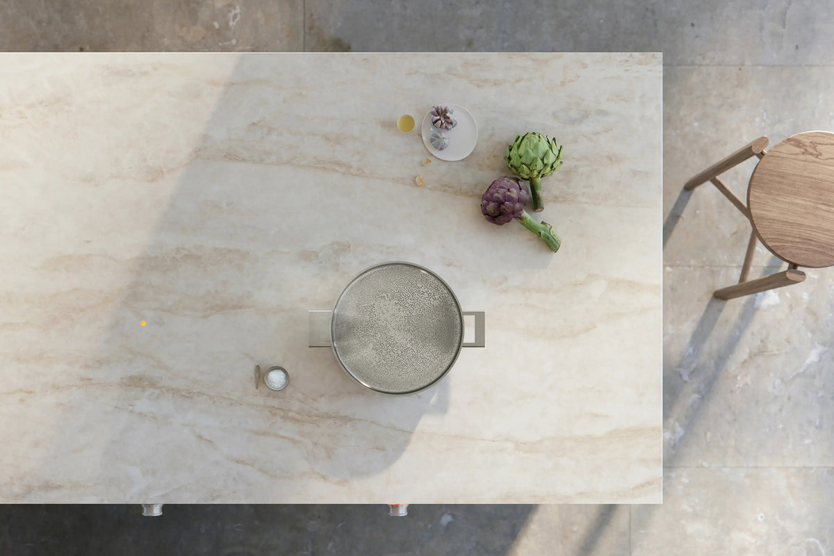 Gaggenau 400 Series Built-under Induction Cooktop CU421100 - angled view showing compact induction surface