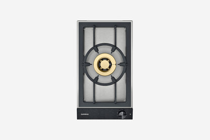 Gaggenau 200 Series Vario Single Burner Gas Cooktop VG231220 28cm - hero product shot, single burner module, top-down view