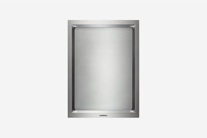 Gaggenau 400 Series Vario Teppan Yaki Cooktop VP414115 38cm - hero product shot, flat steel grill module, top-down view