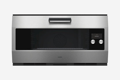 Gaggenau 90cm Built-in Oven EB333111 in stainless steel - hero product shot, closed door front view