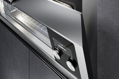 Gaggenau 90cm Built-in Oven EB333111 - lifestyle kitchen installation, integrated into tall cabinetry column