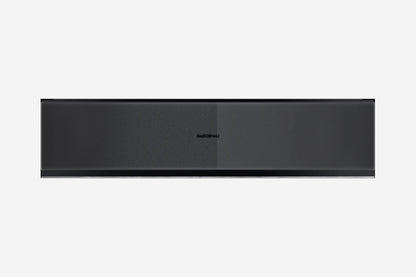 Gaggenau Minimalistic Series Warming Drawer GW251100 14cm in Gaggenau Onyx - hero product shot, closed onyx panel front view