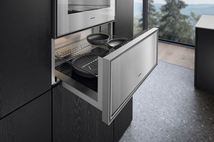 Gaggenau Expressive Series Warming Drawer GW452120 - drawer open showing interior and rack
