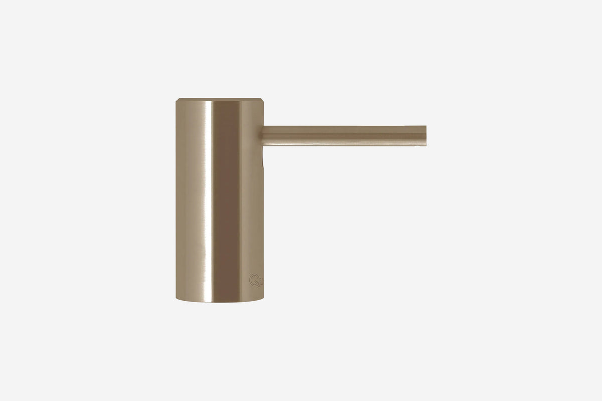 Quooker soap dispenser in patinated brass
