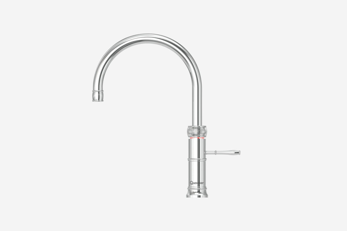 Quooker Classic Fusion round boiling water tap in chrome