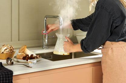Quooker Classic Fusion square boiling water tap in chrome