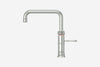 Quooker Classic Fusion square boiling water tap in stainless steel