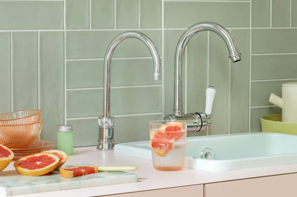 Quooker Classic Nordic round boiling water tap in chrome