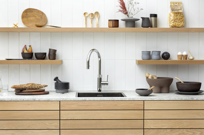Quooker Flex round boiling water tap in chrome