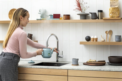 Quooker Flex round boiling water tap in chrome