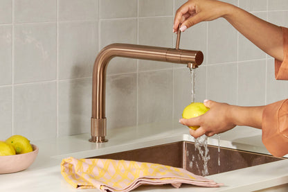 Quooker Front boiling water tap in rose copper