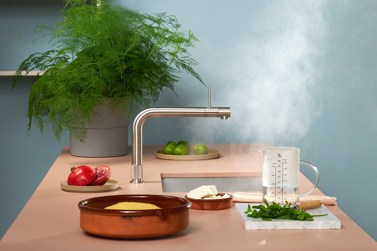 Quooker Front boiling water tap in stainless steel