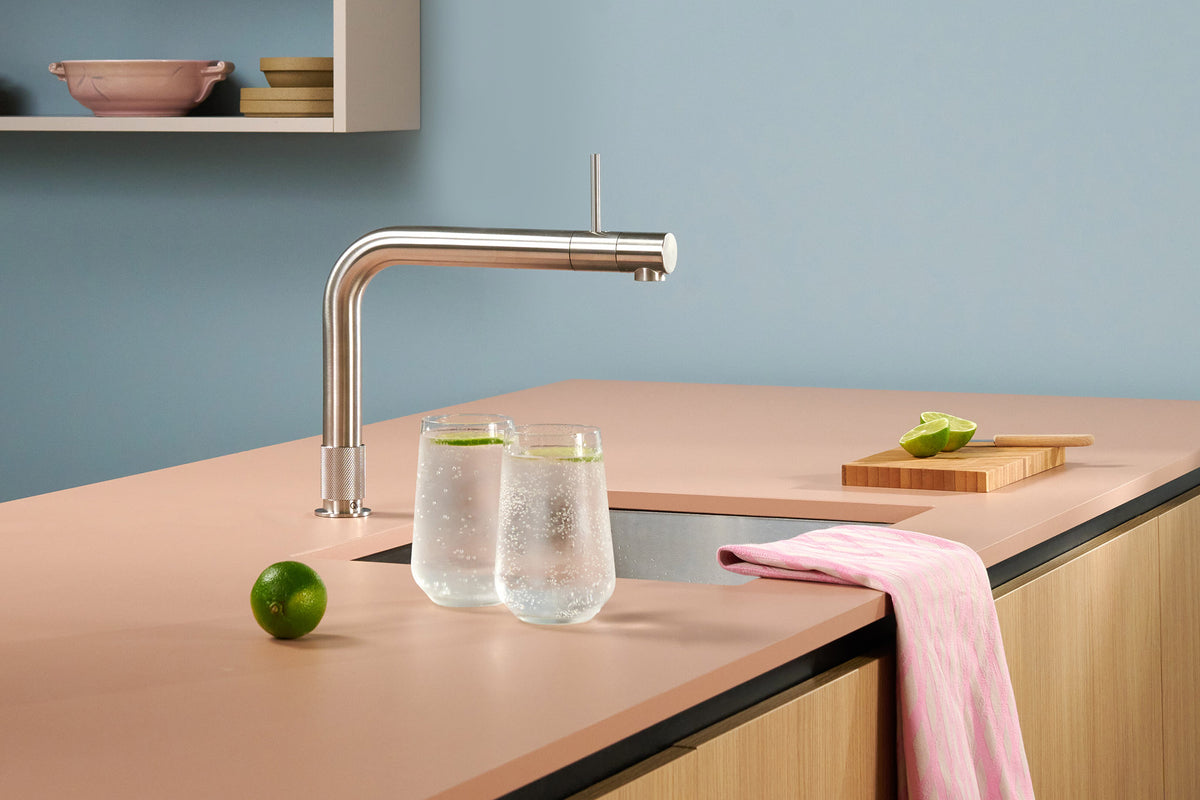 Quooker Front boiling water tap in stainless steel