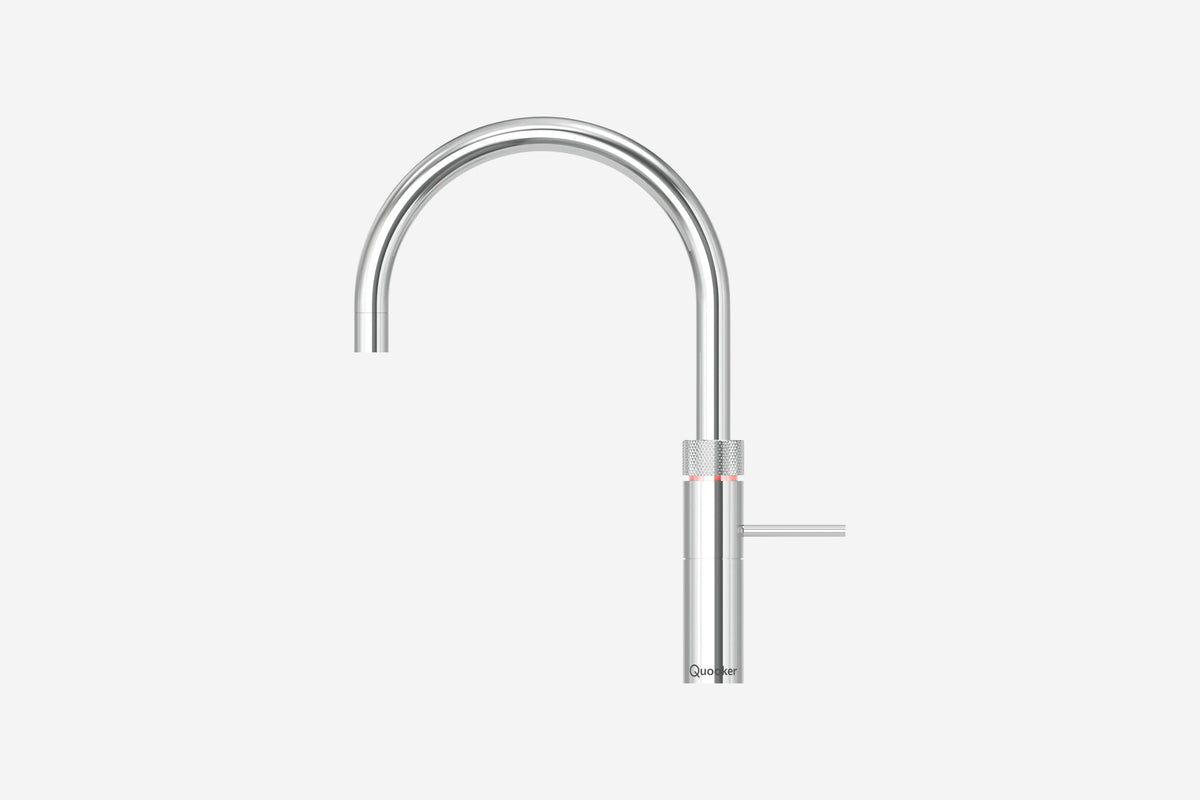 Quooker Fusion round boiling water tap in chrome