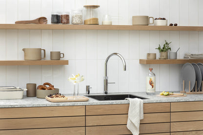 Quooker Fusion round boiling water tap in chrome