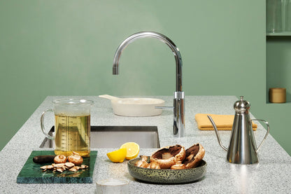 Quooker Fusion round boiling water tap in chrome