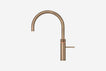 Quooker Fusion round boiling water tap in patinated brass