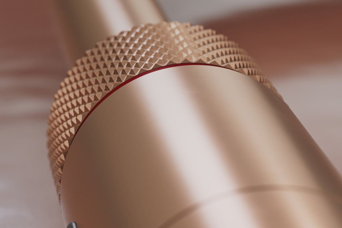 Quooker Fusion round boiling water tap in rose copper