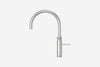 Quooker Fusion round boiling water tap in stainless steel